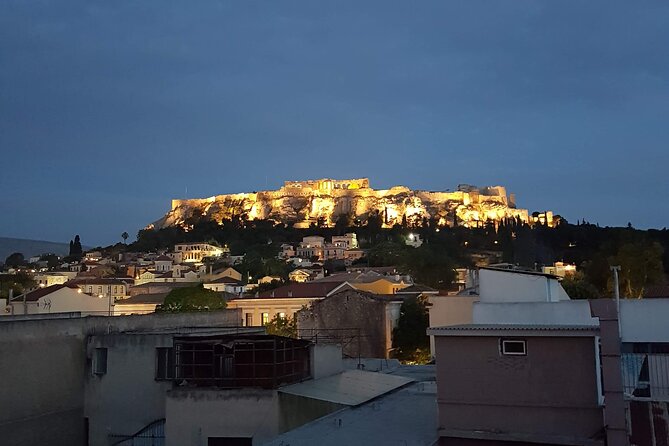 Athens Highlights Evening Tour with Dinner - Small Group Tour - Monastiraki after dark