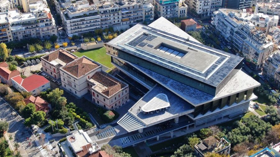Athens: Hop-On Hop-Off Bus and Acropolis Museum Ticket - Riding the Athens line through the historic center