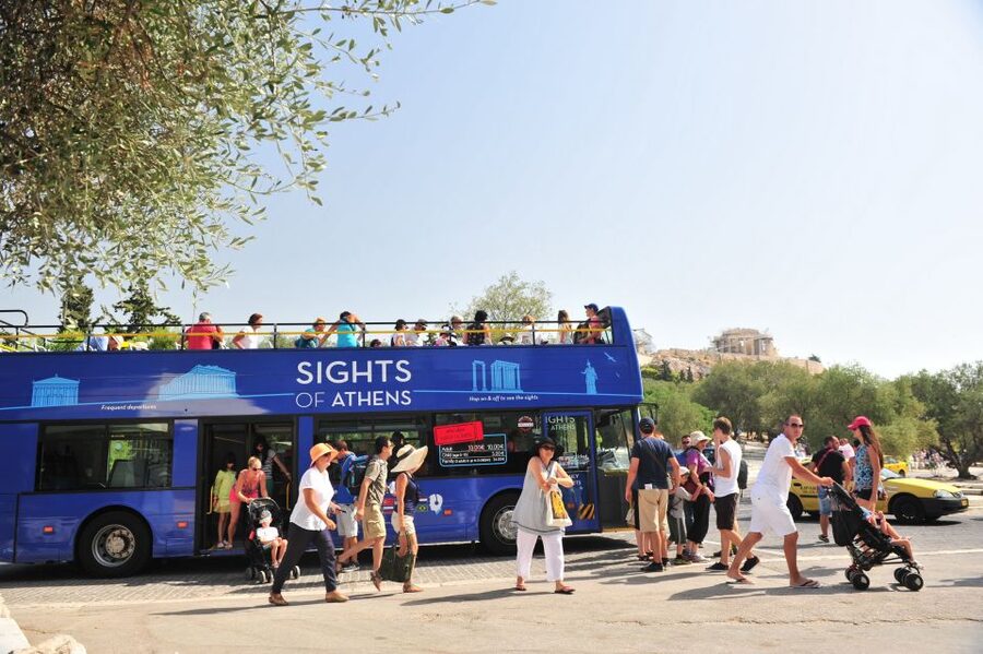 Athens: Hop-on-Hop-off Bus and Cape Sounion Sunset Tour - Riding the Athenian Riviera to Cape Sounion