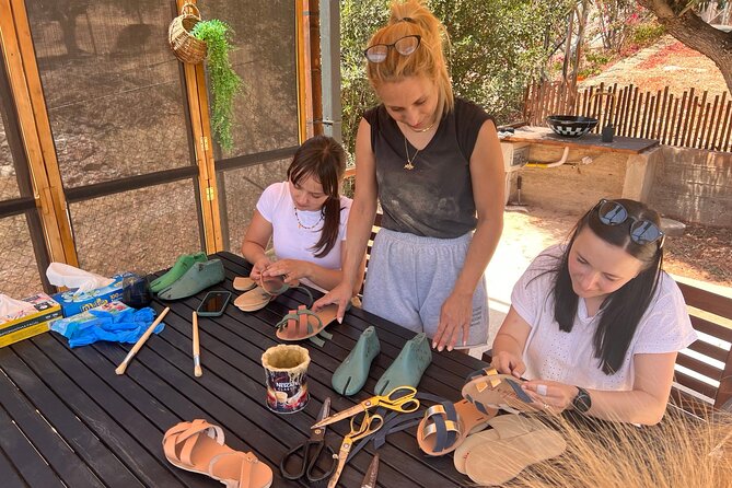 Athens Make Your Own Greek Leather Sandals Workshop - Meeting Marianna and Dimitris