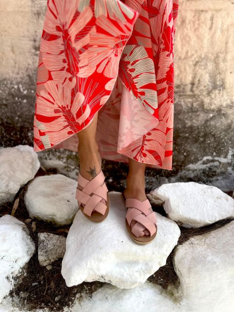 Athens: Make your own Leather Sandals Workshop - The hands-on making process