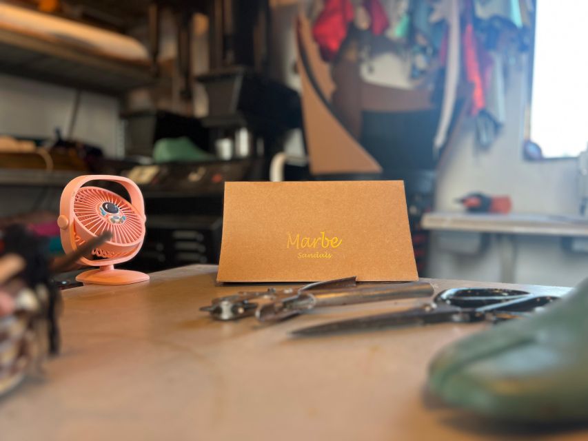Athens: Make your own Leather Sandals Workshop - A friendly welcome with coffee and Greek cookies