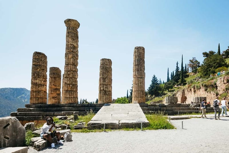 Athens: Mythology of Delphi, Museum and Arachova Guided Tour - Livadia gives the journey a needed pause