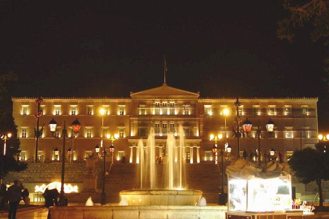 Athens Night Sightseeing Tour with Greek Dinner Show - Pickup, timing, and the small-group setup
