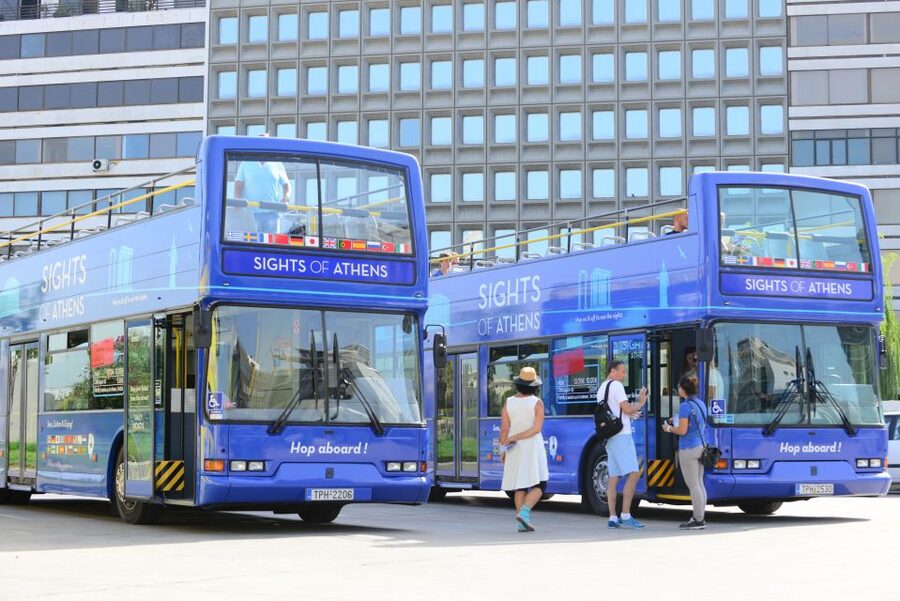 Athens, Piraeus, and Coastline: Blue Hop-On Hop-Off Bus - The Acropolis stop and the best first orientation