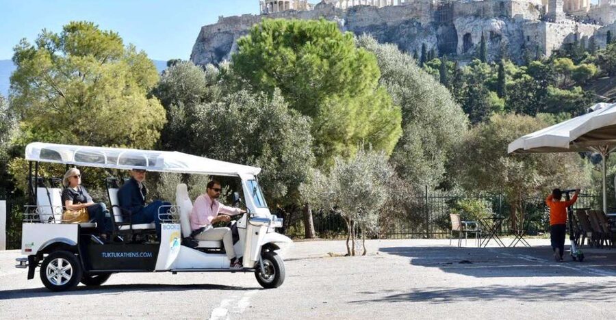 Athens: Private 3-Hour City Tour on Eco-Friendly Tuk Tuk - Plaka, the Roman Agora, and Hadrian’s Library