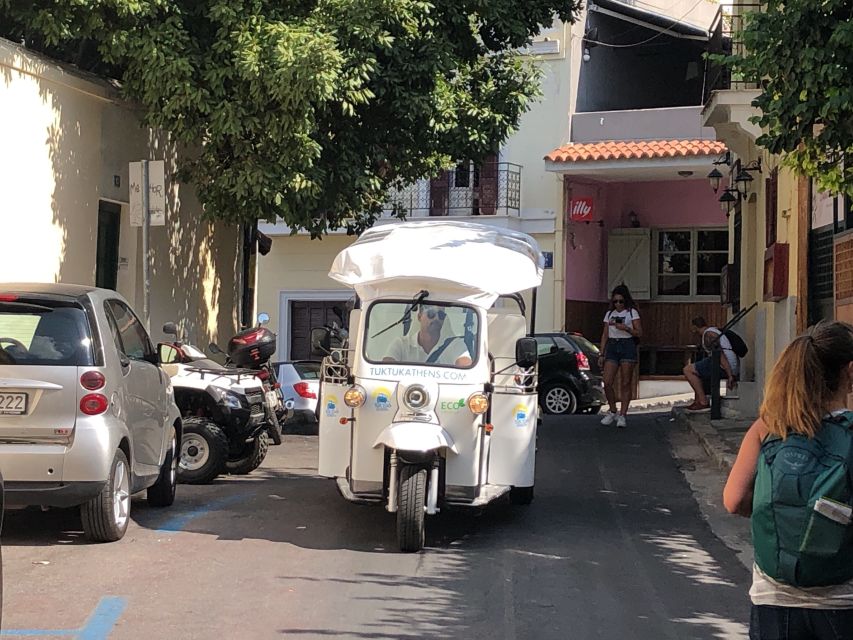 Athens: Private Evening Sightseeing Tour by Electric Tuk-Tuk - Mount Lycabettus and the city from above