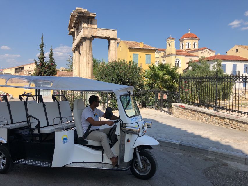 Athens: Private Evening Sightseeing Tour by Electric Tuk-Tuk - Thiseio and one of the finest Acropolis views