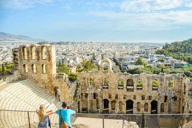 Athens Private Walking Tour: Acropolis monuments, Plaka and local food - Ancient theater on the southern slope