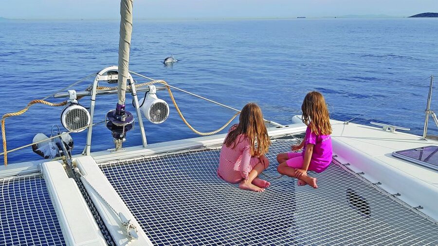 Athens: Riviera Catamaran Cruise with Meal and Drinks - The return sail and sunset possibility