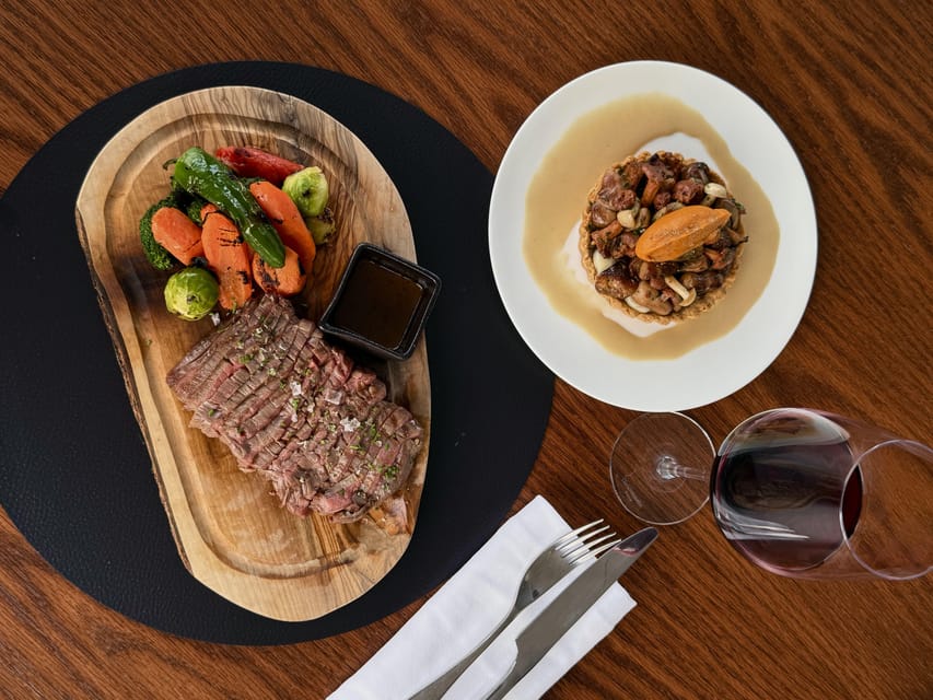 Athens: Rooftop Fine Dining at Whispers Restaurant - Menu 1: the vegetarian and vegan-friendly choice