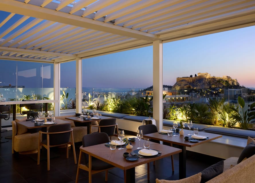 Athens: Rooftop Fine Dining at Whispers Restaurant - The rooftop view across Athens