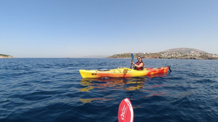 Athens: Sea Kayak Sunset Tour - The 30-minute swim and snorkeling stop