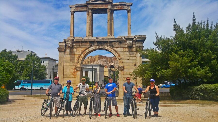 Athens: Sunset Bike Tour - Philopappou Hill and Athens from above