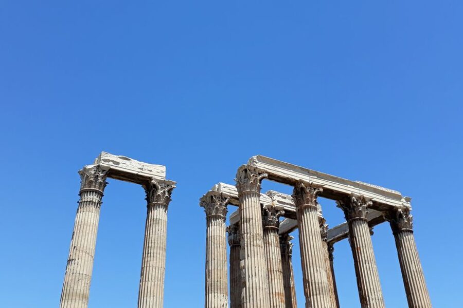 Athens: Temple of Olympian Zeus Ticket and Audio Tour - Storm damage and warnings from nineteenth-century Athens