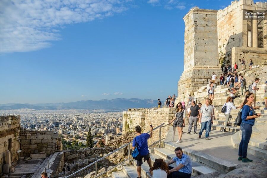 Athens: The Acropolis Walking Group Tour with a French Guide - The Asclepius sanctuary and Odeon of Herodes Atticus