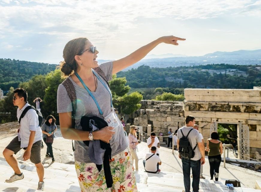 Athens: The Acropolis Walking Group Tour with a French Guide - The Parthenon and Athens from above