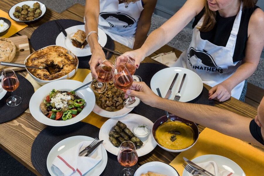 Athens: Traditional Greek Cooking Class with Full Meal - Price and practical value at $107