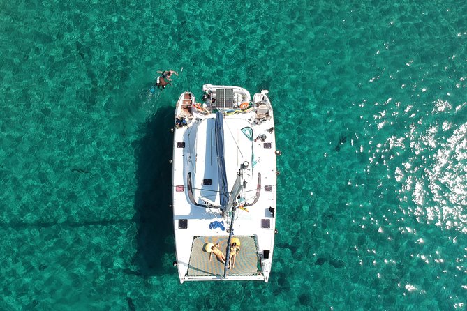 Best of Milos and Poliegos Catamaran snorkelling Cruise with BBQ - Klima and Milos’ old mining coast