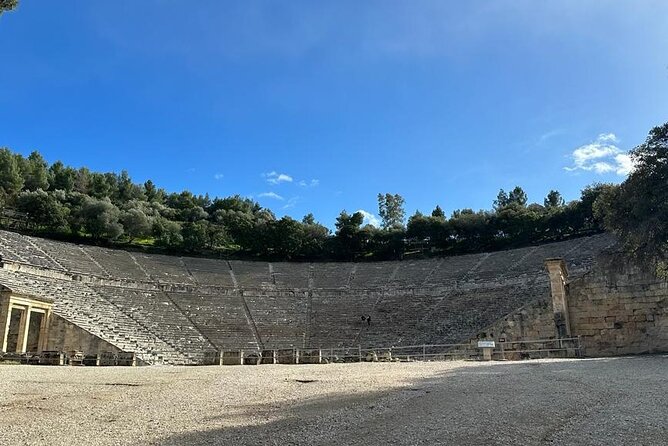 Biblical Ancient Corinth Canal Epidaurus Nafplio Private Tour - Epidaurus and the best theatre acoustics in Greece
