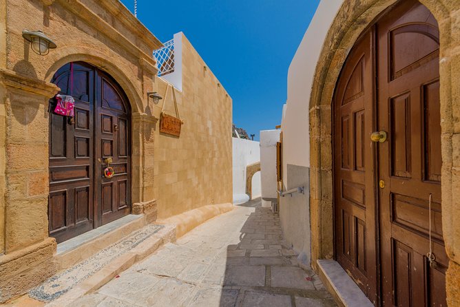 Boat Trip to LINDOS with Swimming Stops at Anthony Quinn's & Tsambika Bays - Three hours exploring Lindos