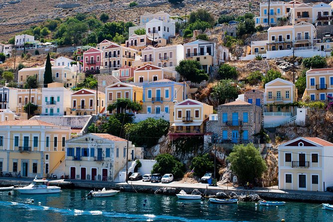 Boat Trip to Symi Island with swimming stop at St George Bay - The day starts in Rhodes with a long ride ahead