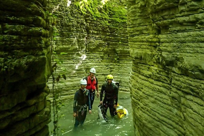 Canyoning trip at Zagori area of Greece - Section A - Wet feet are part of the deal