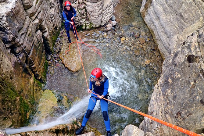 Canyoning trip at Zagori area of Greece - Section A - A group of up to 15 keeps the outing social