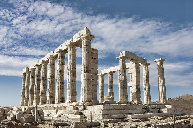 Cape Sounio, Temple of Poseidon, Athenian Riviera Private Tour from Athens - The Temple of Poseidon above the Saronic Gulf