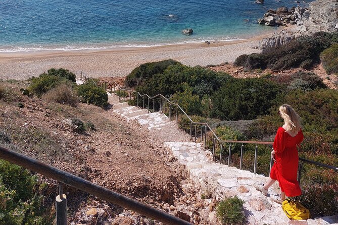 Cape Sounio Temple of Poseidon & Athenian Riviera Tour(+swimming) - A seaside taverna after Sounio