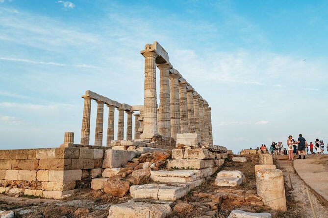 Cape Sounion and Temple of Poseidon Half-Day Small-Group Tour from Athens - Sounio Beach and the seasonal swim stop