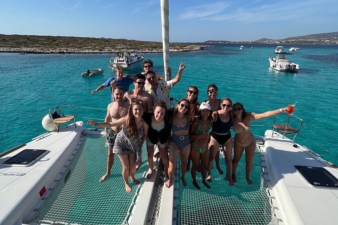 Catamaran Semi Cruise Paros Antiparos includes Food and Drinks - Panteronisi and the turquoise lagoon