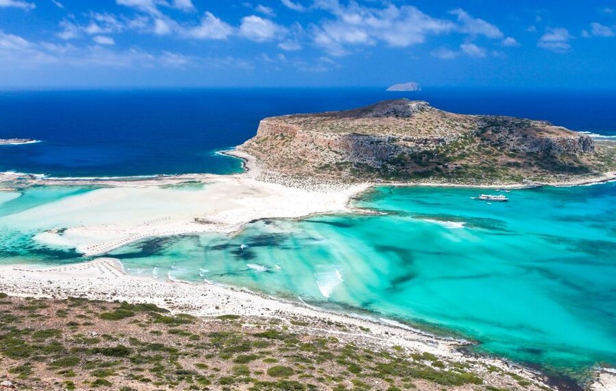 Chania Areas/Kalyves:Gramvousa Island & Balos,Boat Tkt Extra - The short crossing to Balos Bay