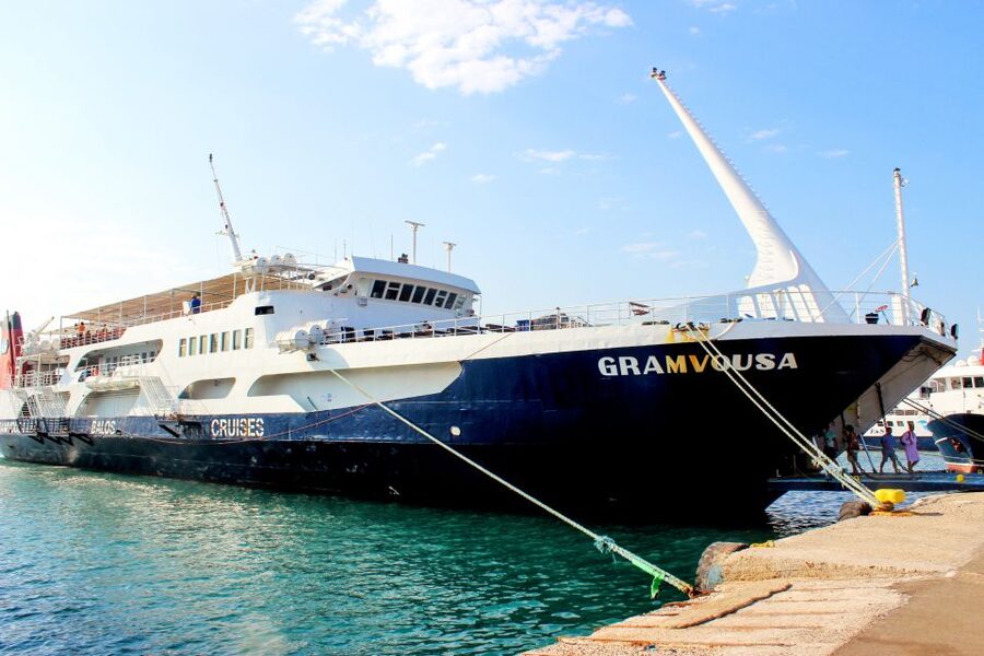 Chania Areas/Kalyves:Gramvousa Island & Balos,Boat Tkt Extra - Boarding at Kissamos and choosing your ferry seat