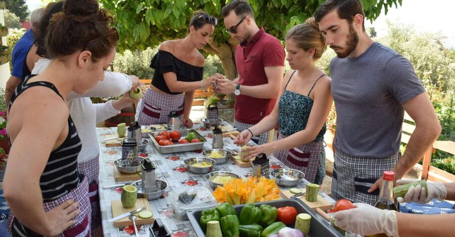 Chania: Authentic Cooking Class in the White Mountains - A family property with real Cretan character