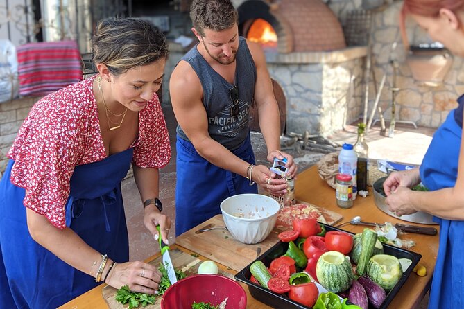 Chania Cooking Class-The Authentic Enjoy traditional Cretan meal - A Long Table, Local Wine, and Seasonal Dessert
