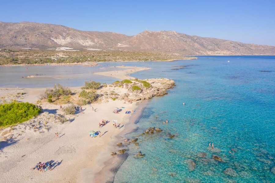 Chania: Elafonisi Beach Day Trip with Elos Stop and Transfer - The mountain road to Elafonisi