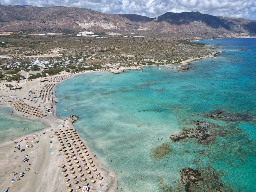 Chania: Elafonisi Bus Trip with Free Time and Stop in Elos - Four hours at Elafonisi Beach