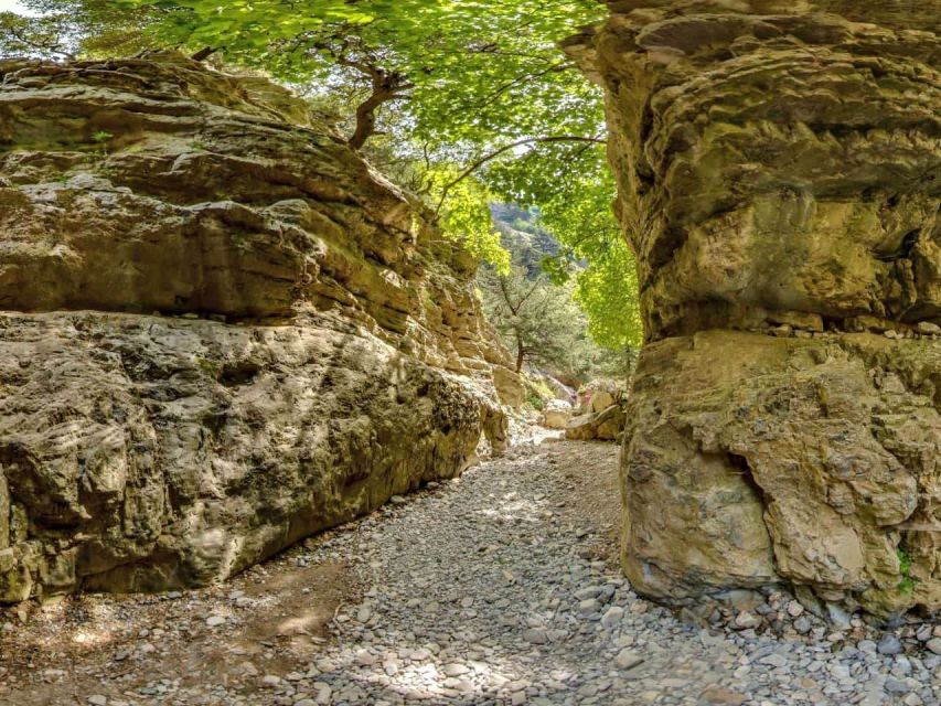 Chania: Imbros Gorge and Libyan Sea Day Tour - Reaching Komitades After the Descent