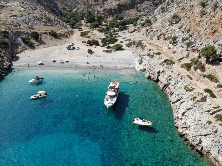 Chania: Menies Beach & Chironisia Bay Cruise with Snorkeling - Key points to know before you book