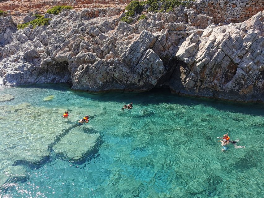 Chania: Menies Beach & Chironisia Bay Cruise with Snorkeling - What to bring for a better day