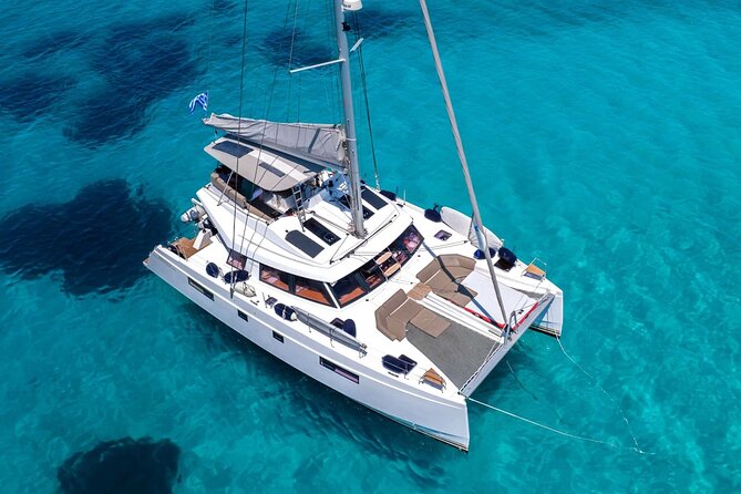 Chania: Morning Catamaran Cruise with Premium Lunch & Drinks - Leaving Kolymvari Port in the morning