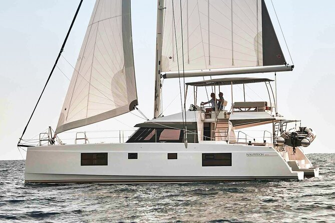 Chania: Morning Catamaran Cruise with Premium Lunch & Drinks - Agioi Theodoroi and the secluded swimming bay