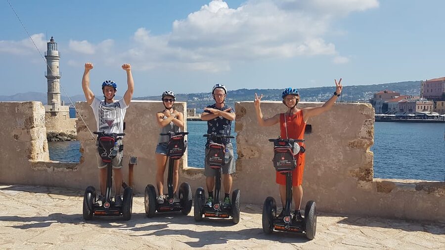 Chania: Old City & Venetian Harbor Discovery on Segways - Learning the Segway before entering Chania