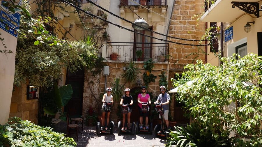 Chania: Old City & Venetian Harbor Discovery on Segways - What the guide adds to the ride