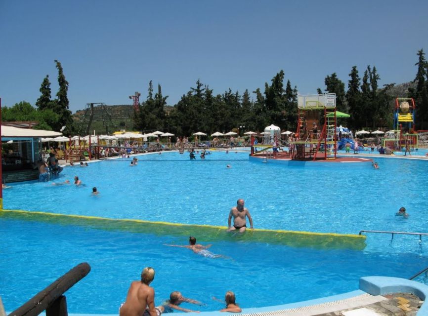 Chania & Rethymno:Limnoupolis Water Park with Lunch+Transfer - The lazy river and White Mountain views