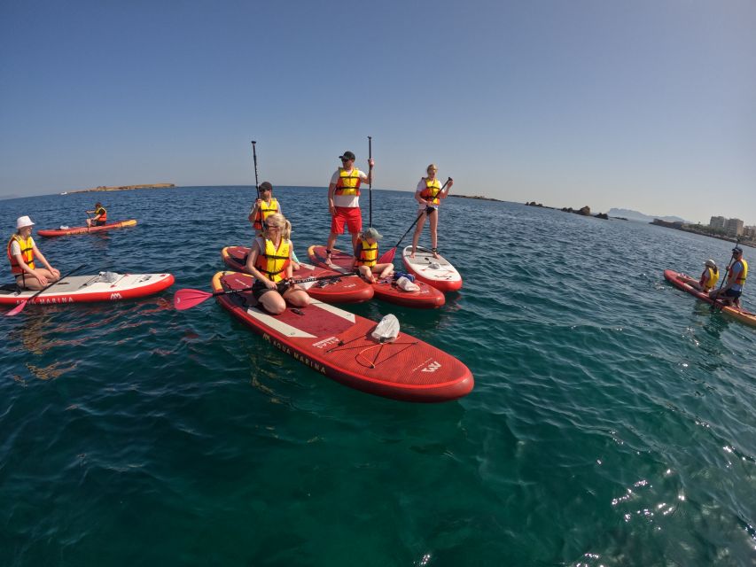 Chania: Stand-up Paddleboard Tour to Lazareta Island - Reaching Lazareta Island