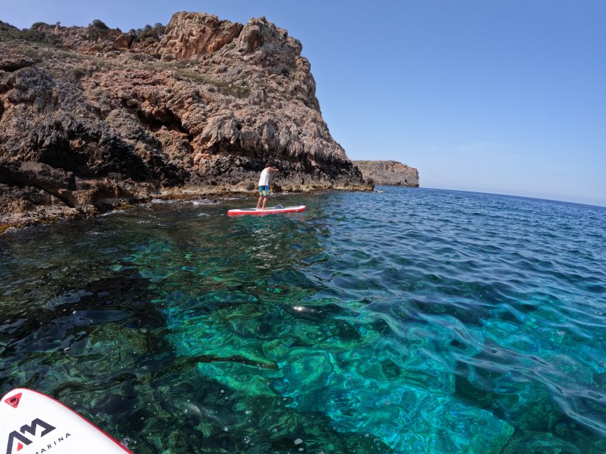 Chania: Stand-up Paddleboard Tour to Lazareta Island - Learning SUP before heading out