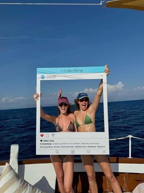 Corfu: Blue Lagoon and Cave Cruise with Drinks and Lunch - Swimming at the Blue Lagoon