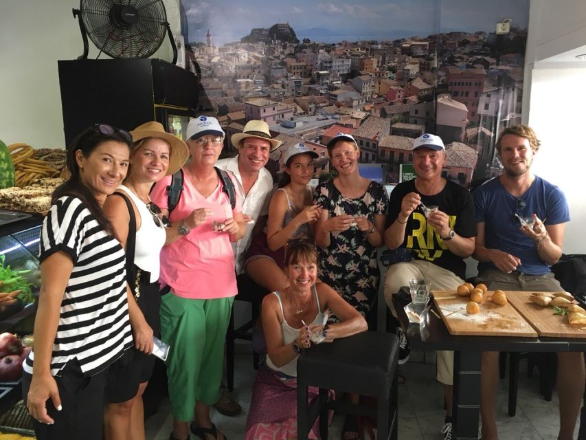 Corfu: Gastronomy Walking Tour - Local drinks, snacks, and the main meal